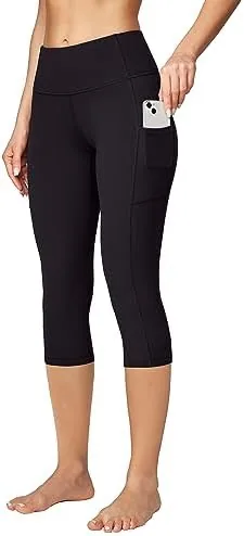 ewedoos capri leggings for women high waisted yoga pants with pockets for women tummy control workout leggings yoga capris